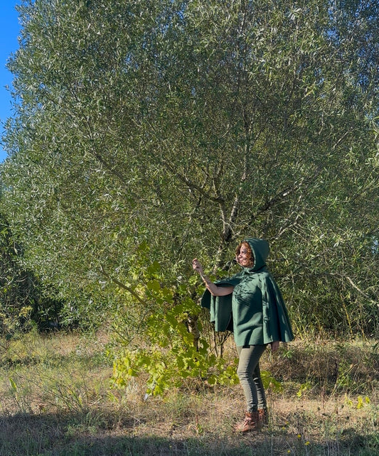 Cape polaire Kaki